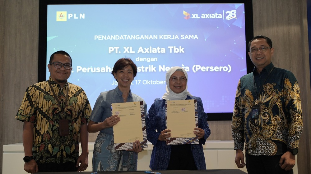 PLN dan XL Axiata Kolaborasi Dorong Transisi ke Energi Hijau