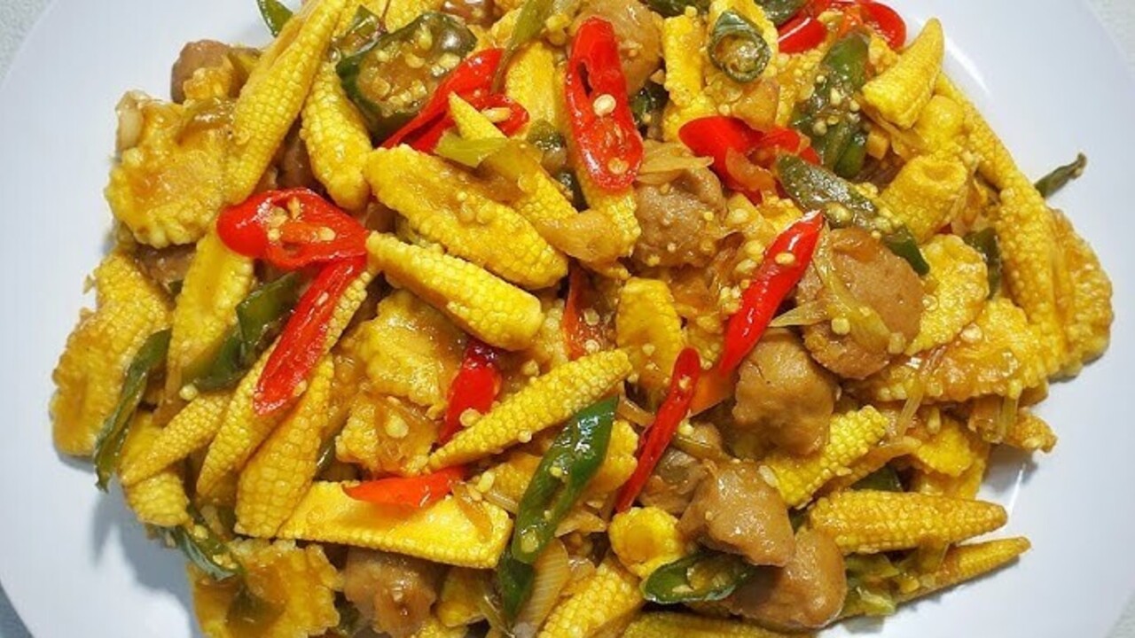 Tumis Jagung Muda Campur Bakso, Hidangan Praktis dan Lezat yang Menggugah Selera