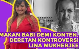 Lina Mukherjee Syok Ditetapkan Tersangka Makan Kriuk Babi, Berserah Diri Pada Proses Hukum di Polda Sumsel...