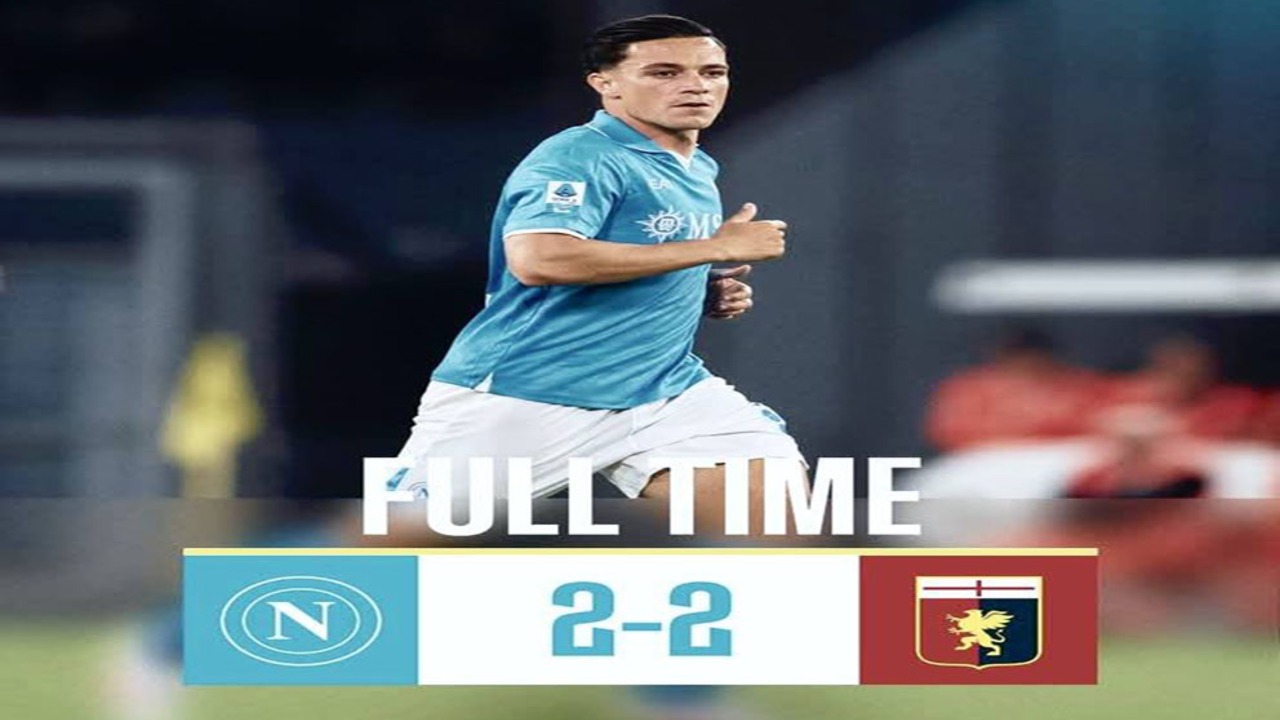 Napoli Imbang Lawan Genoa, Posisi di Puncak Terancam