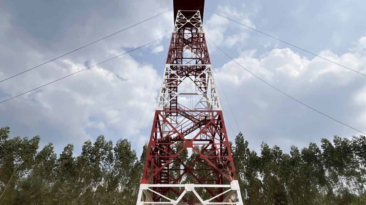 Menara Api 32 Meter Pantau Karhutla 24 Jam di Musi Banyuasin