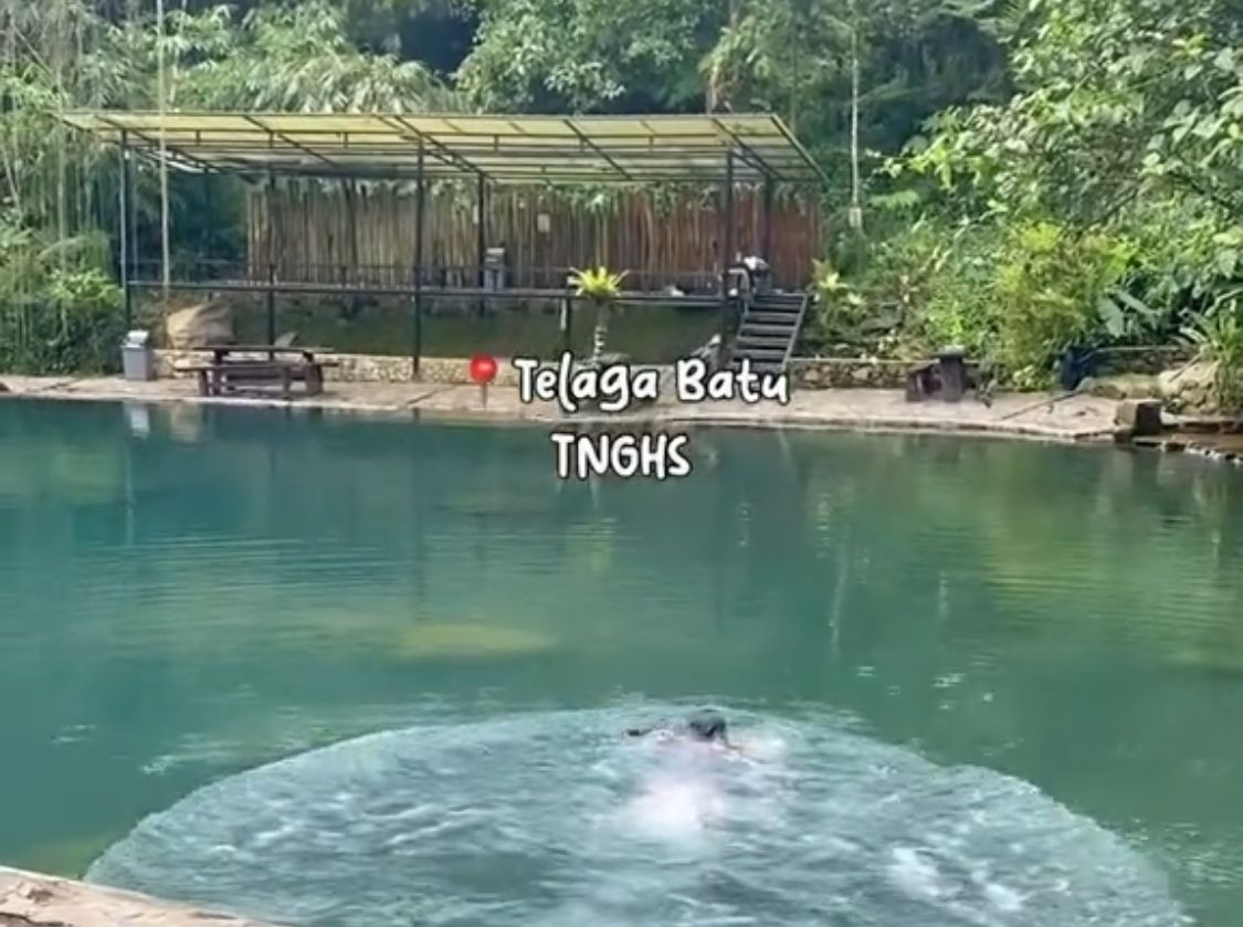 Telaga Batu Bogor Cocok untuk Berenang dan Berkemah, Nikmati Keindahan Kolam Sebening Kaca