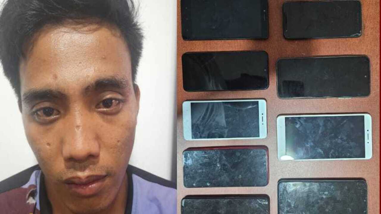 Pelaku Pembobol Toko Handphone diamankan