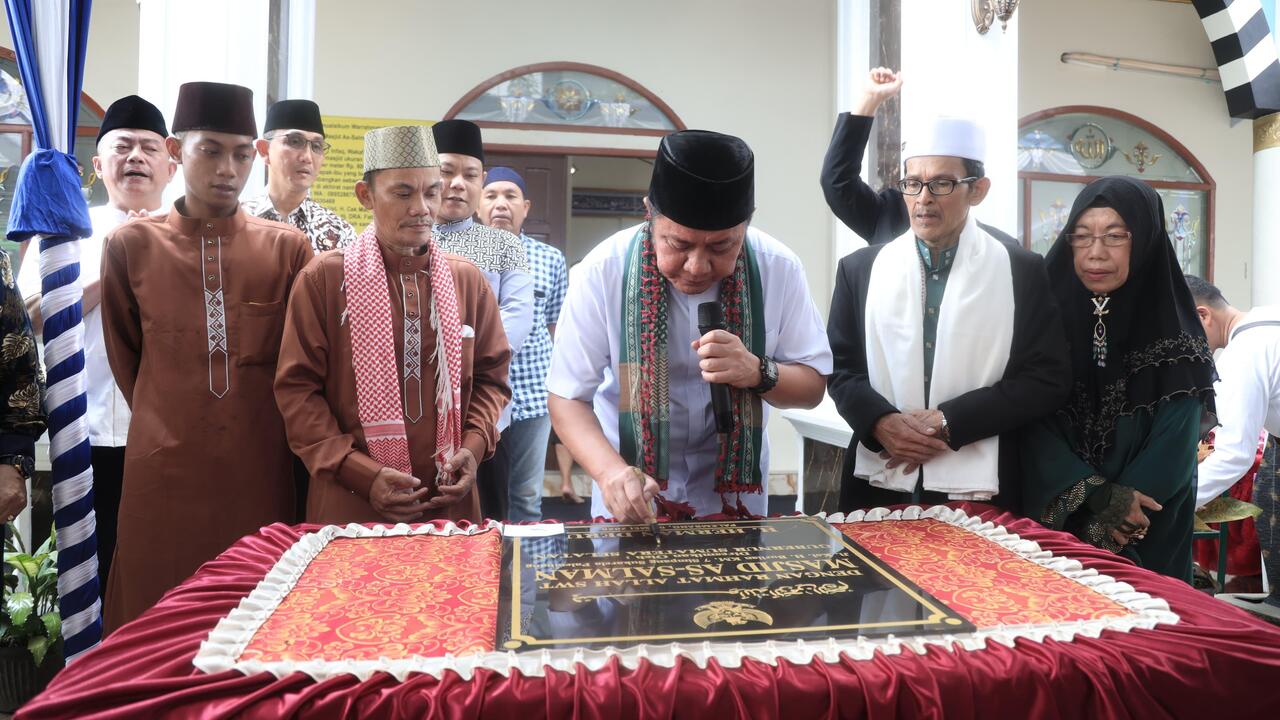 Gubernur Herman Deru Resmikan Masjid Megah di Palembang, Ini Pesannya untuk Umat!