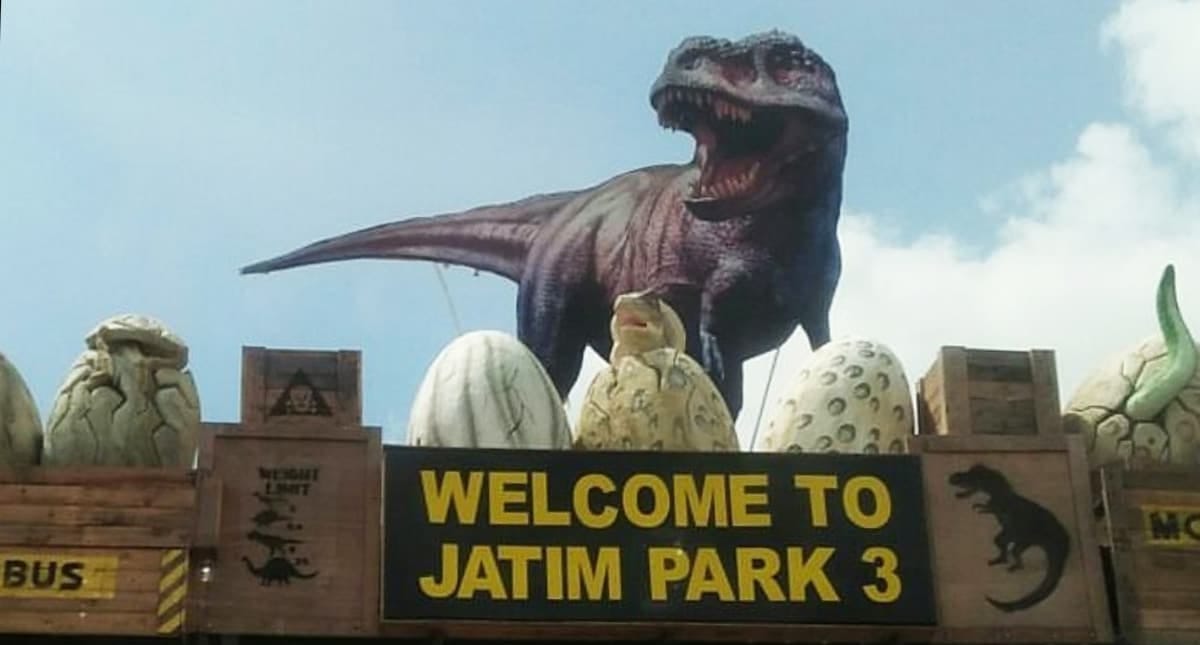 Wisata Jatim Park 3 Sajikan Dinosaurus Hewan Purba, Serasa Berada di Zaman Purba