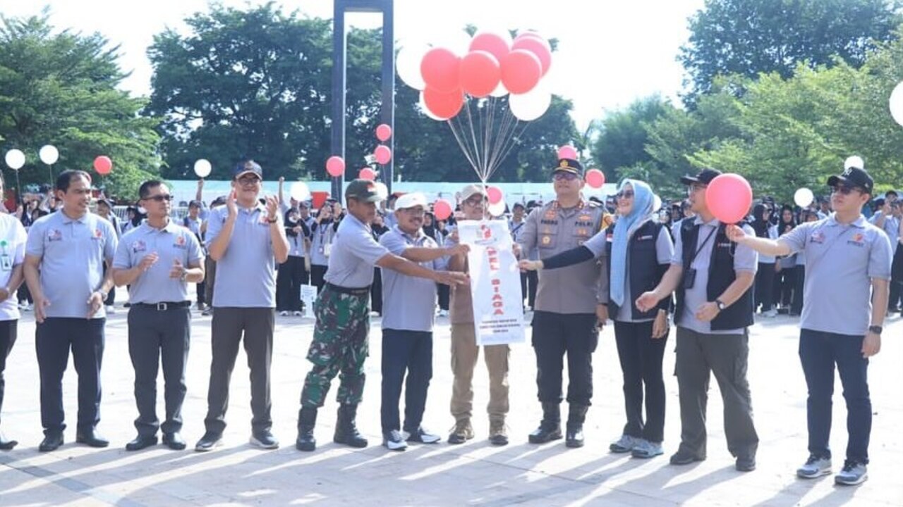 Menjelang Masa Tenang, Bawaslu Prabumulih Gelar Apel Siaga