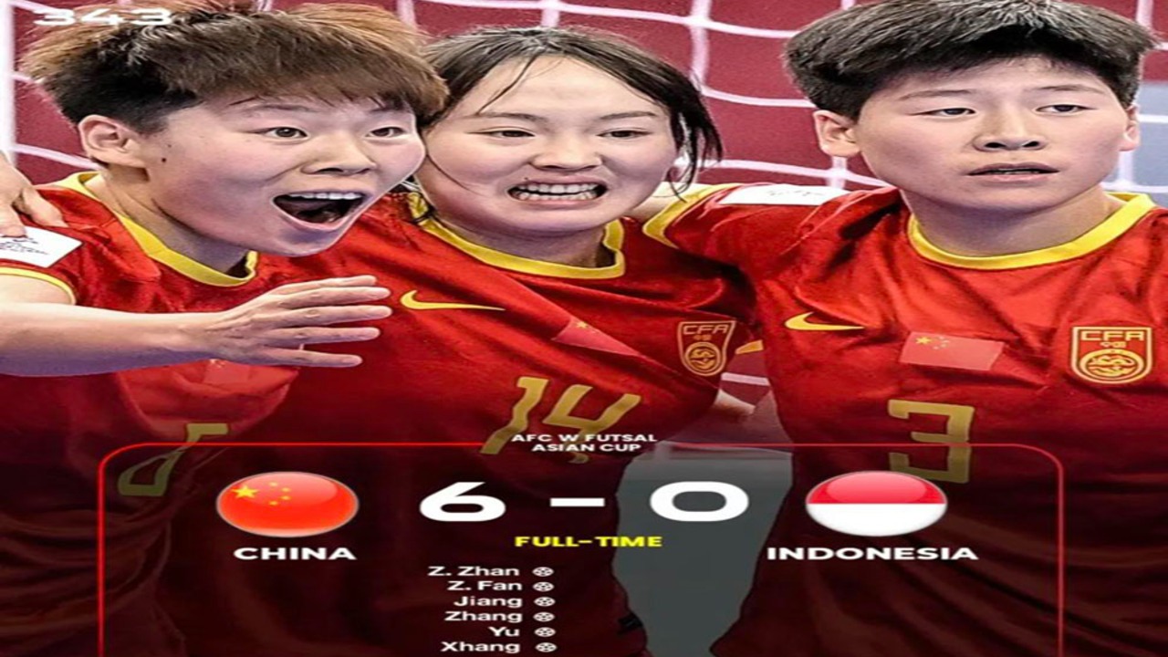 Kalah Telak 0-6 dari China, Mimpi Timnas Futsal Putri ke Piala Dunia Pupus!