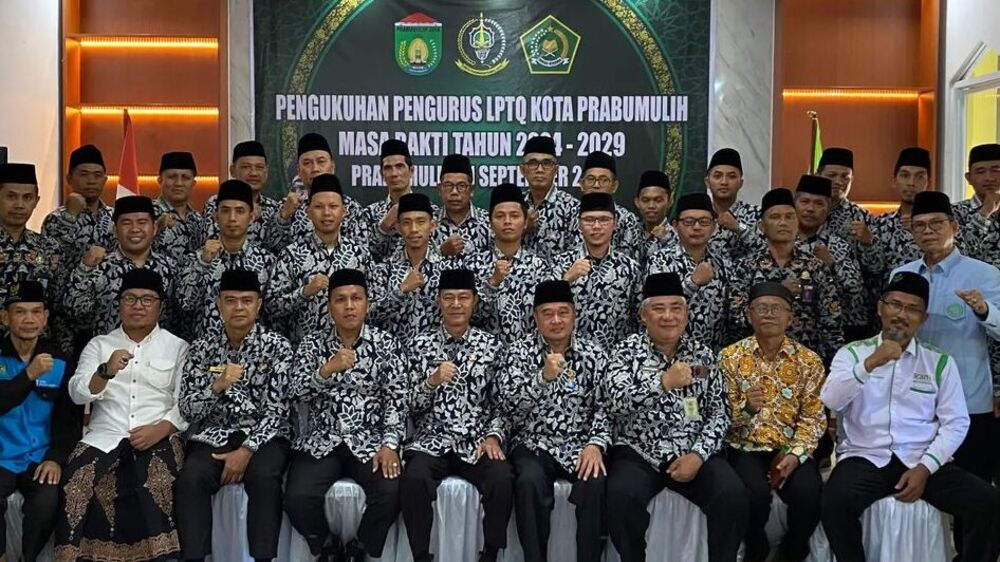 Lantik Pengurus LPTQ, Pj Wako Prabumulih Ajak Semua Ormas Jaga Kerukunan dan Keharmonisan