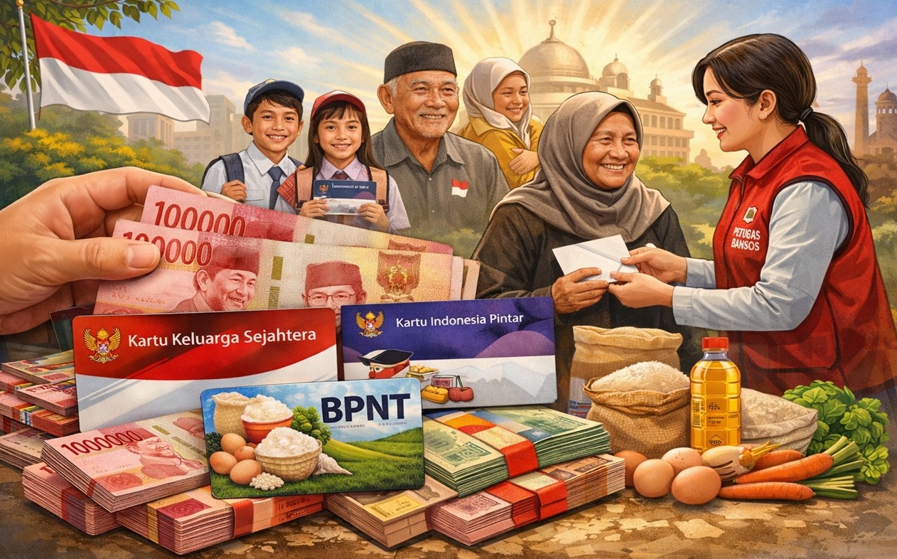 Bansos 2026 Tahap III Mulai Cair Agustus, Simak Besaran Bantuan PKH dan BPNT serta Cara Cek Status Penerima