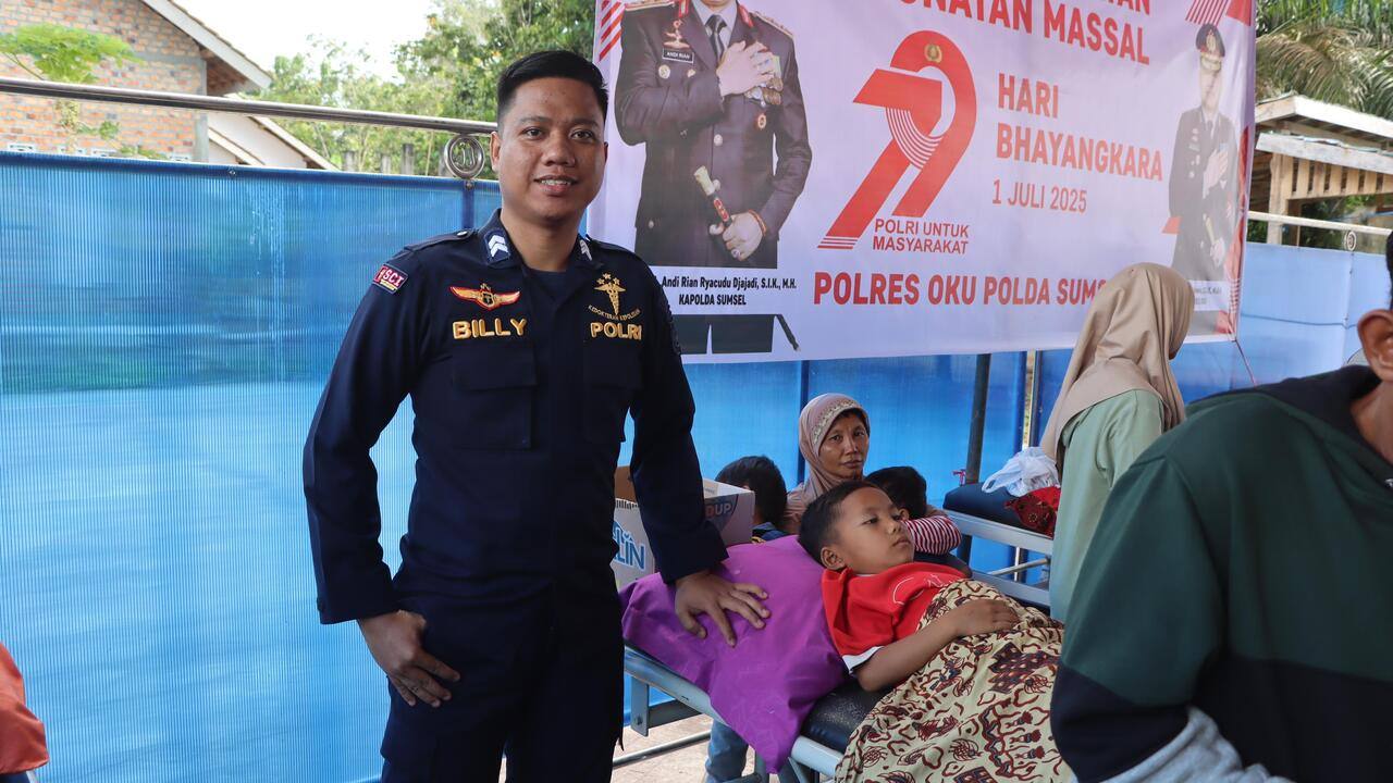Polres OKU Gelar Sunatan Massal Gratis