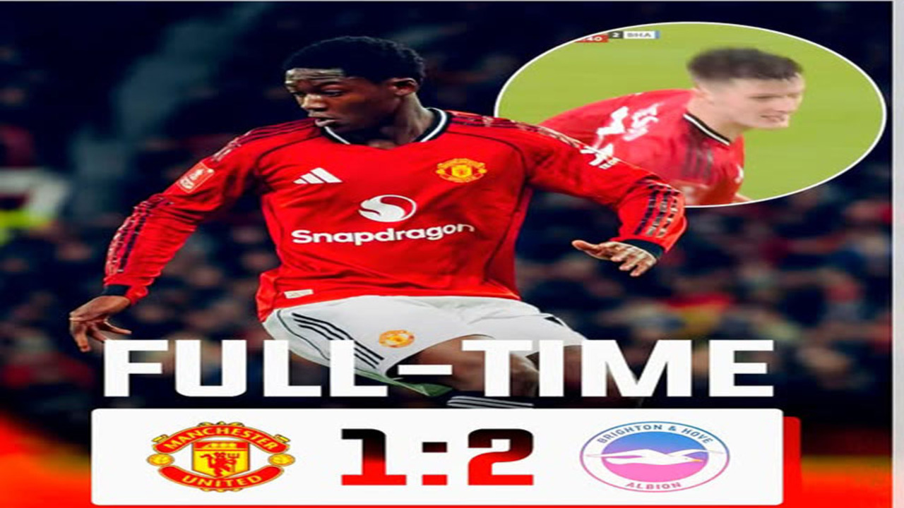 Hasil Piala FA 2026: MU Tersingkir, Brighton Bungkam Old Trafford 2-1.