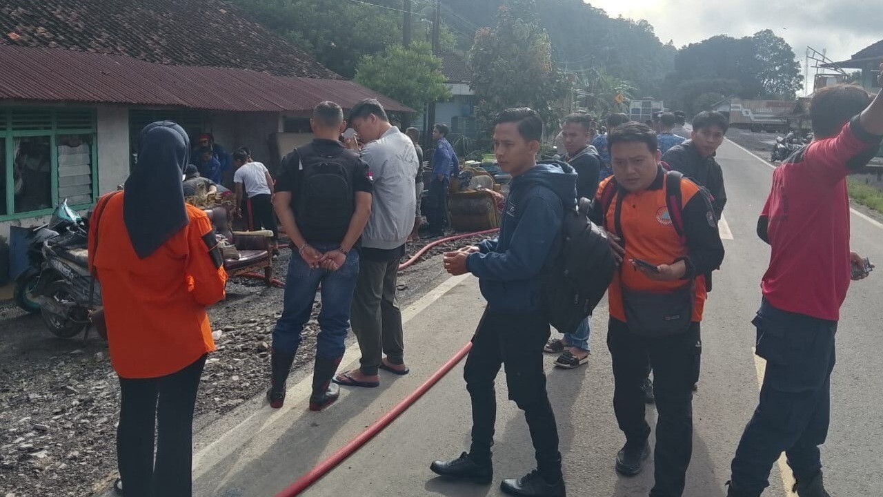 Banjir di Desa Ulak Pandan OKU Kini Mulai Surut