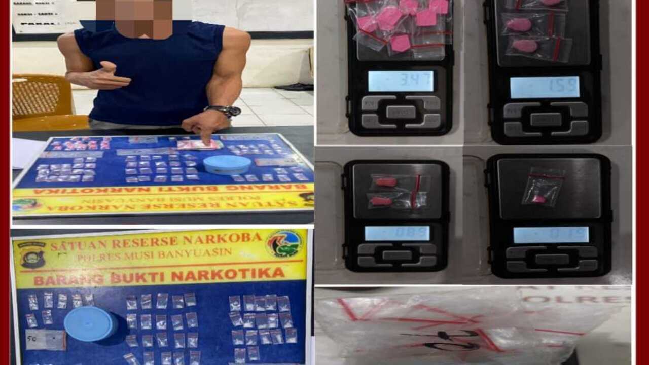 Pengedar Narkotika di Sungai Keruh dibekuk, Berikut Barang Bukti yang diamankan 