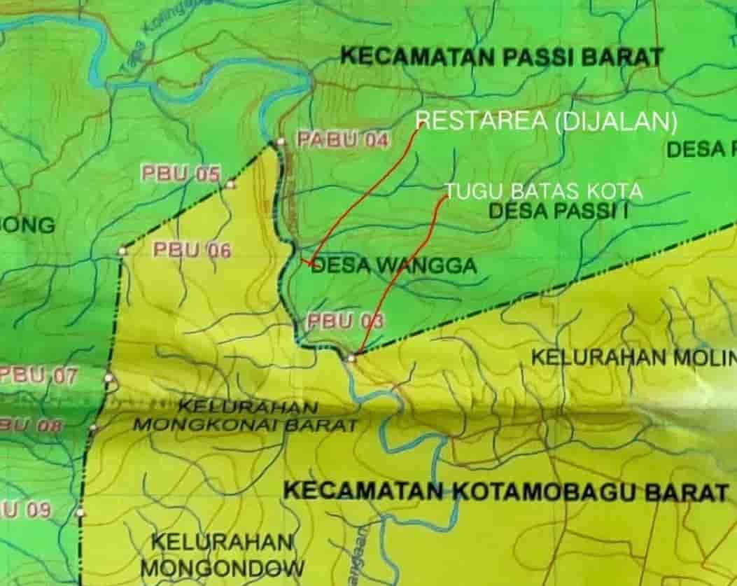 Batas Wilayah Kotamadya Kotamobagu Calon Ibukota Provinsi Bolaang Mongondow Raya Pemekaran Provinsi Sulut