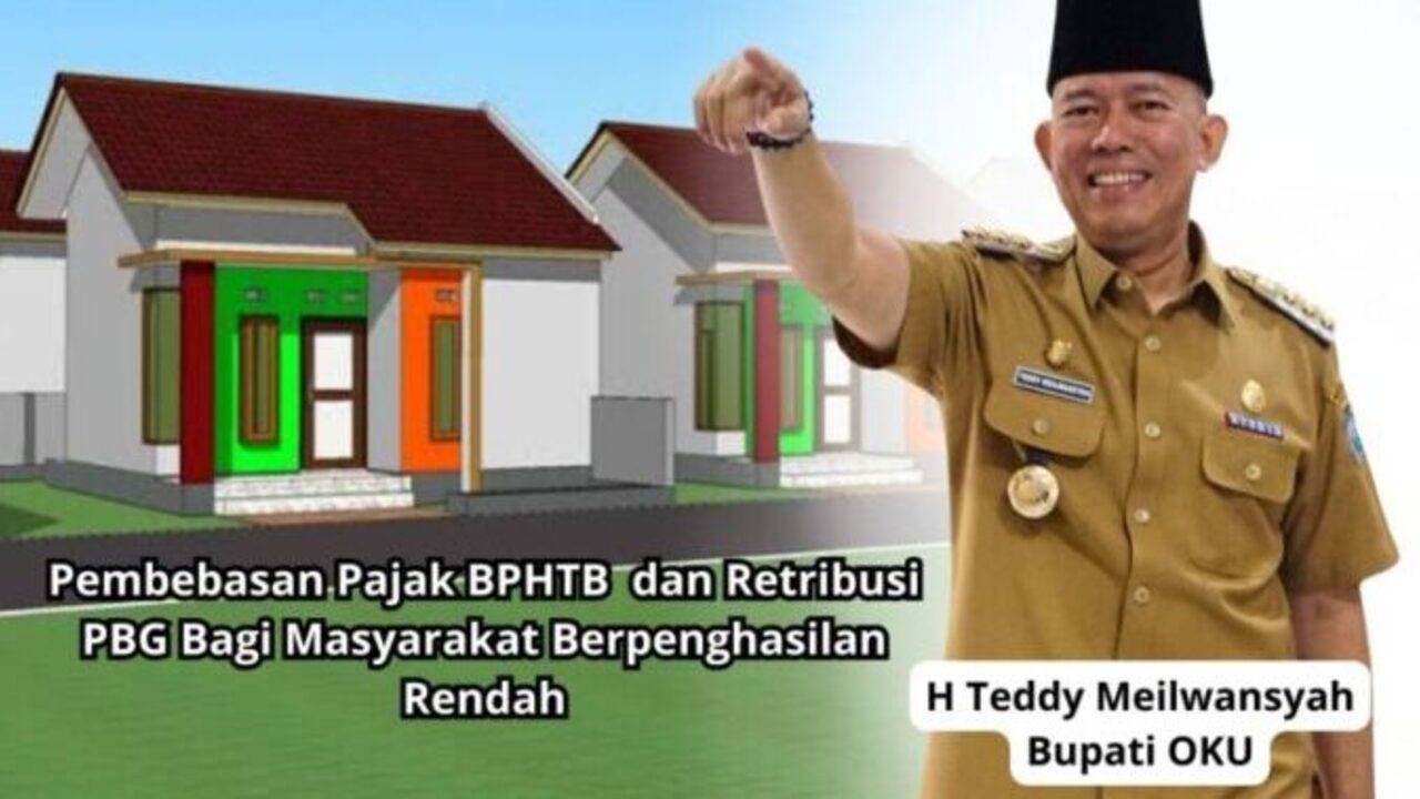 Pemkab OKU Bebaskan Pajak BPHTB Bagi Masyarakat Berpenghasilan Rendah