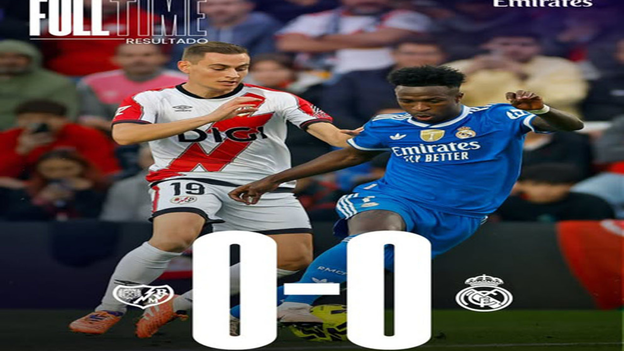 Hasil La Liga Spanyol: Real Madrid Ditahan Rayo Vallecano 0-0