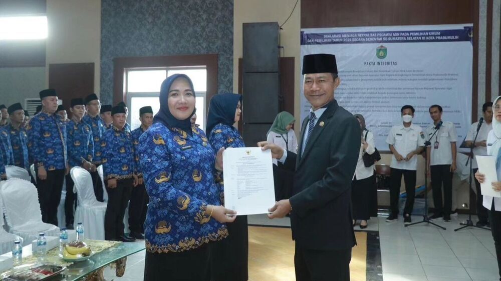 Dilantik Pj Wako Prabumulih, 185 PPPK Teknis Hasil Optimalisasi Formasi Tahun 2022 Tersenyum Sumringah 