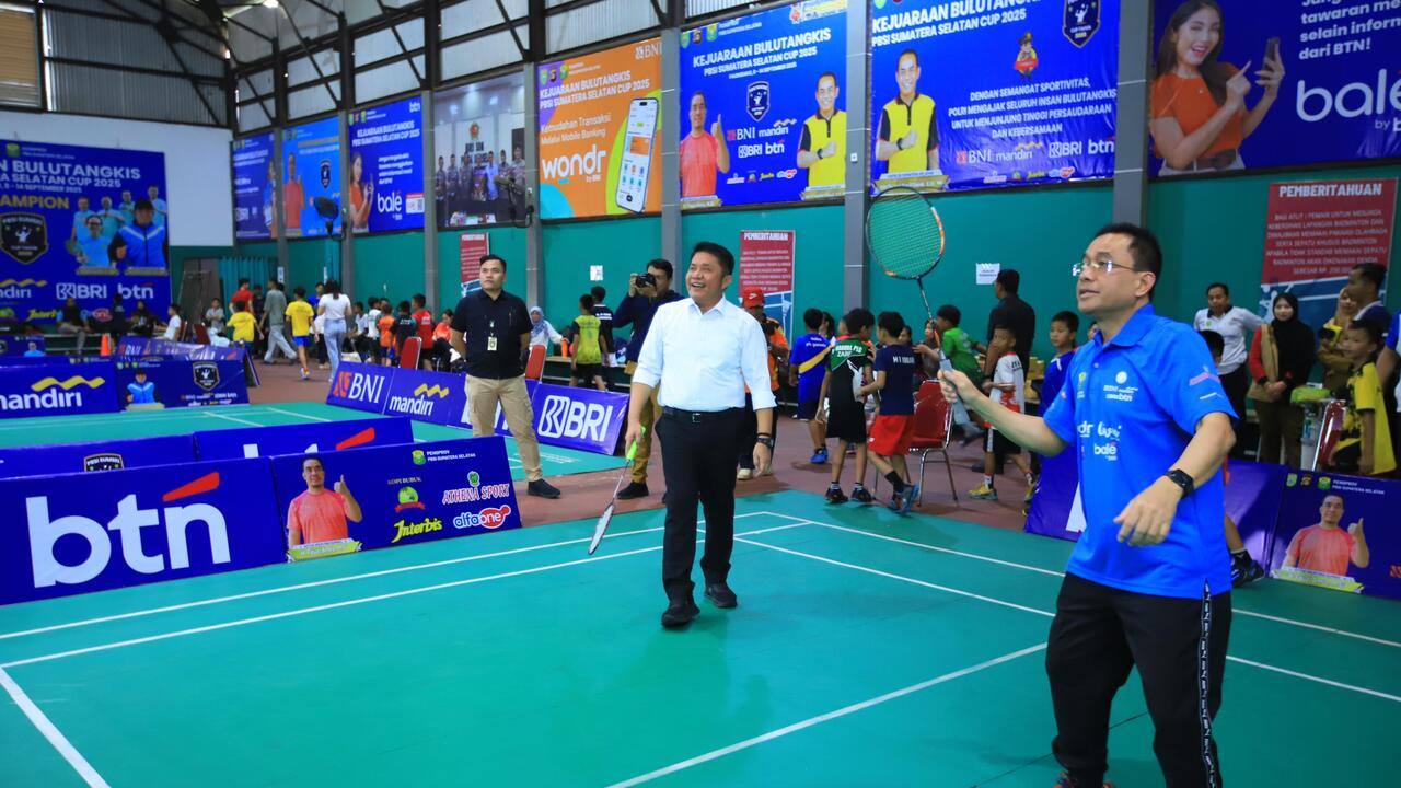 PBSI Sumsel Cup 2025 Resmi Dibuka, Herman Deru Tekankan Sportivitas di Lapangan