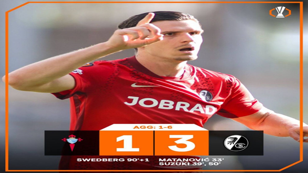Hasil Perempat Final Liga Europa: Melaju ke Semifinal, Freiburg Hancurkan Celta Vigo.