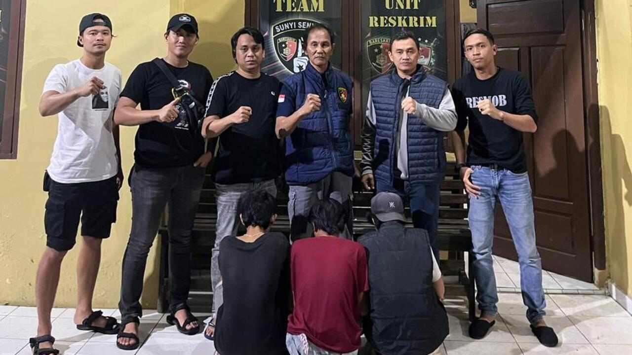 Nekat Mencuri Kabel Listrik 400 Meter, Tiga Remaja di Prabumulih Diamankan Tim WESTER 838