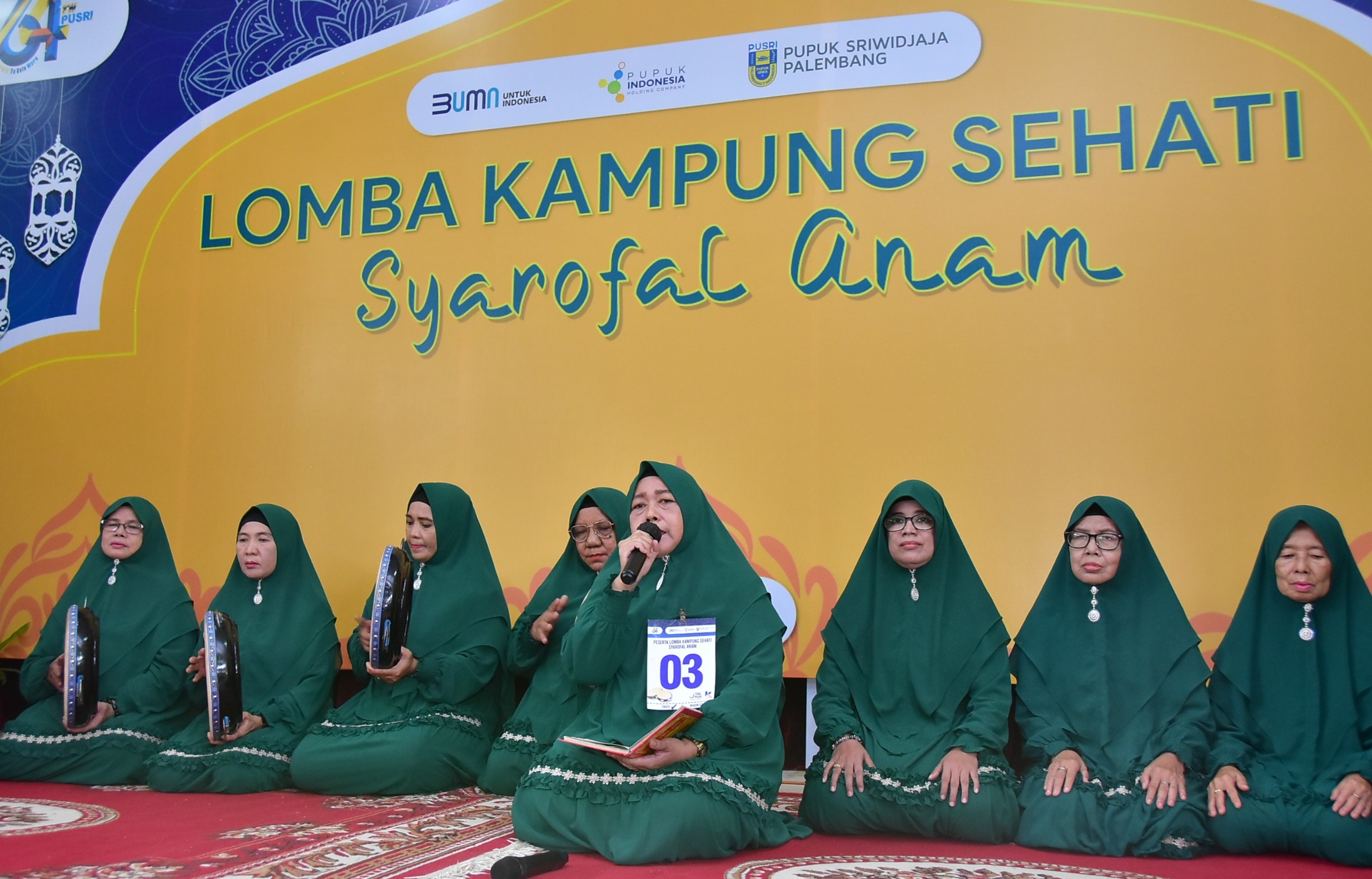 Lestarikan Budaya Palembang, Pusri Gelar Lomba Syarofal Anam