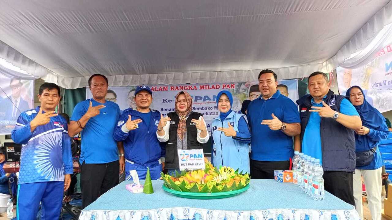 Ribuan Masyarakat Meriahkan HUT ke-27 PAN Ajak Kader PAN Makin Solid Membangun Muara Enim