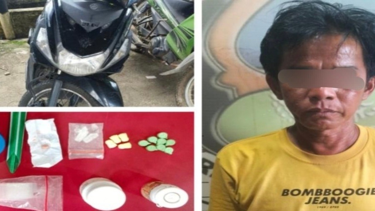 Pengedar Narkoba di Prabumulih Dibekuk, Polisi Amankan Sabu dan Ekstasi