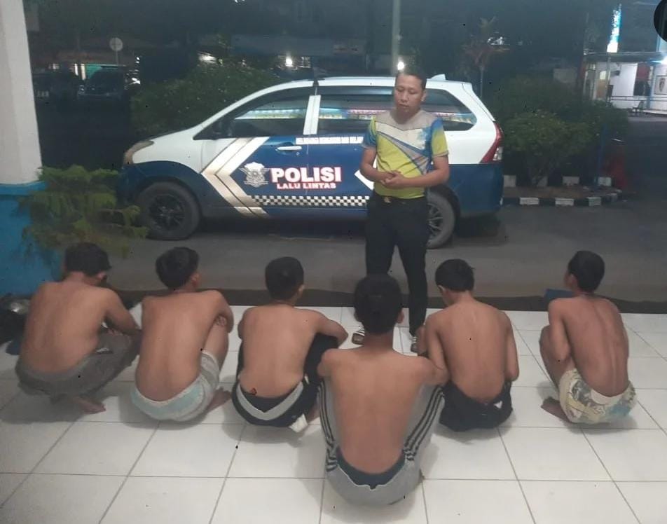 Kepergok Balap Liar, Enam Pelajar di OKU Diciduk Polisi