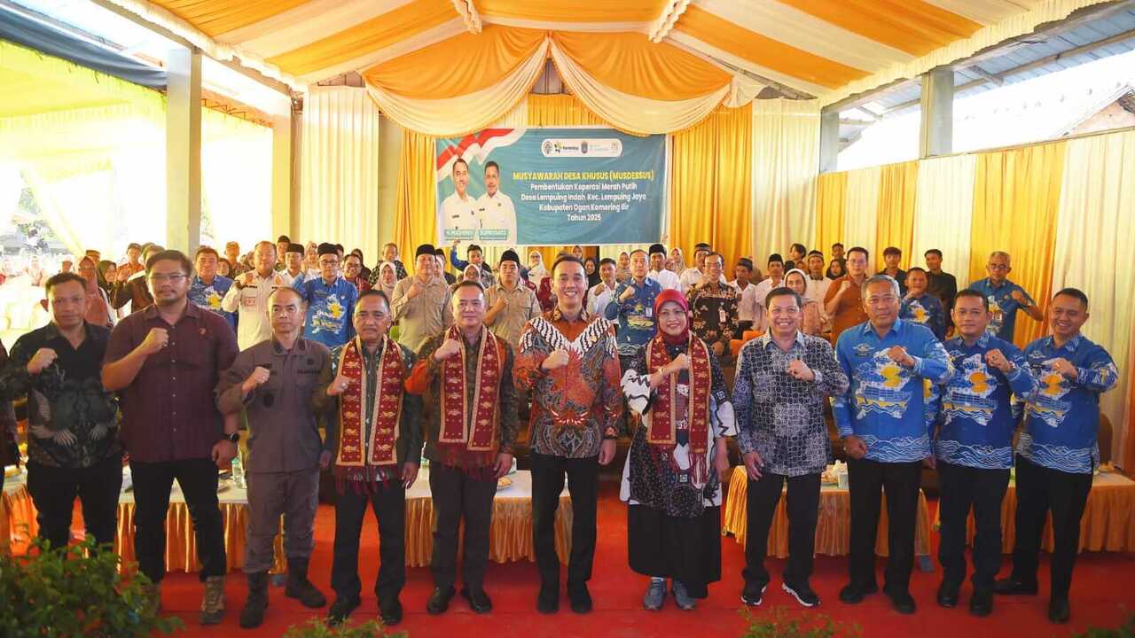 Bupati Muchendi Pimpin Musdesus Serentak : 327 Kopdes Merah Putih Lahir di OKI