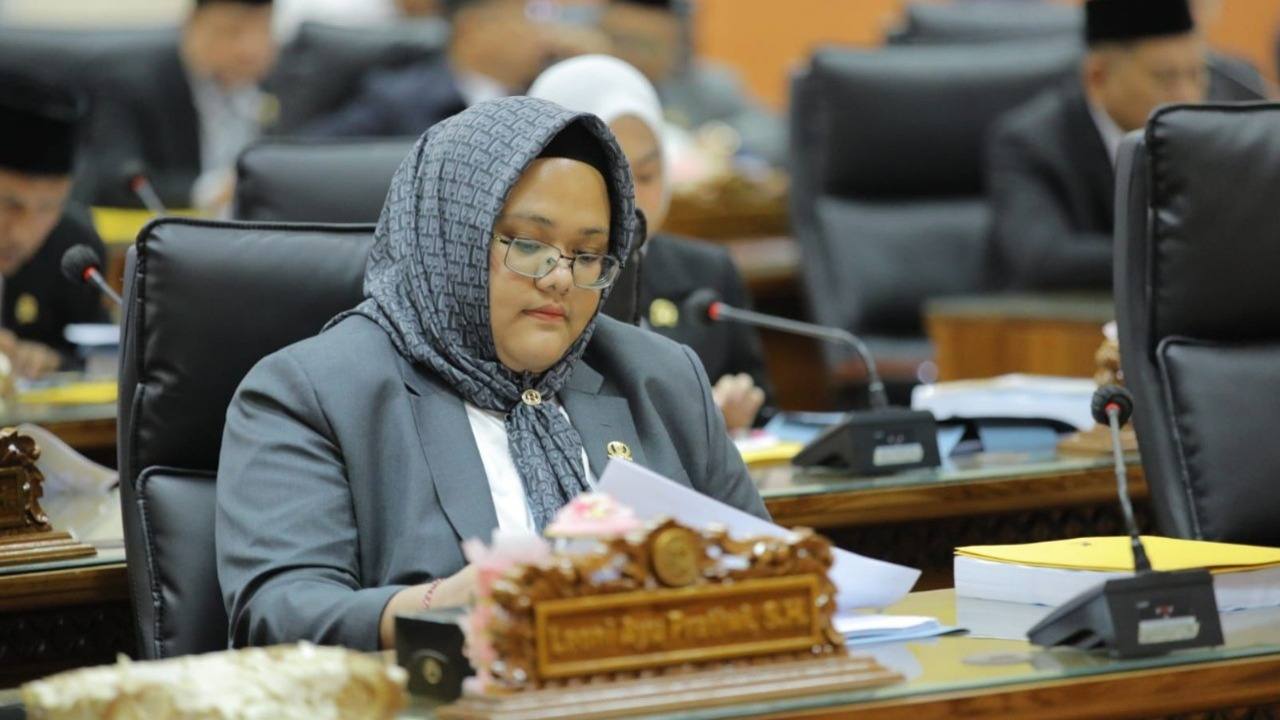 Anggota DPRD Prabumulih Leoni Ayu Pratiwi Apresiasi Aksi Damai FKPP, GPMH, dan AMP di DPRD Prabumulih