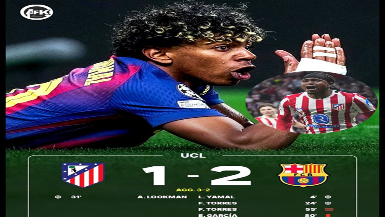Hasil Perempat Final Liga Champions: Barca Menang Namun Gugur, Atletico Madrid Melaju Semifinal 