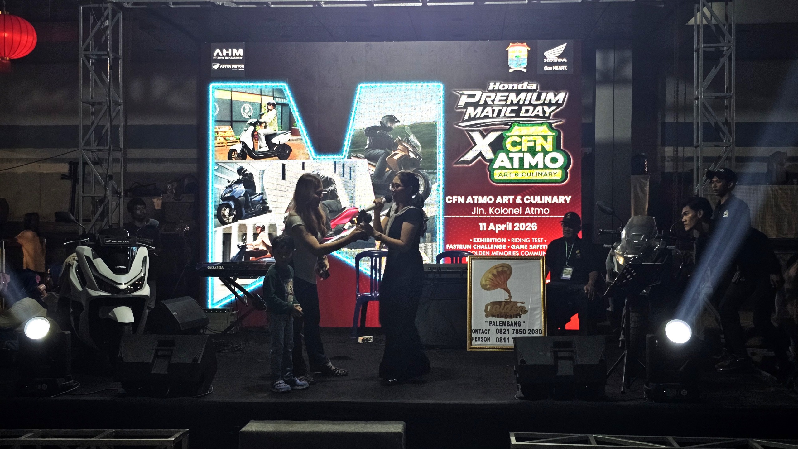 Honda Premium Matic Day Ramaikan Car Free Night ATMO Palembang