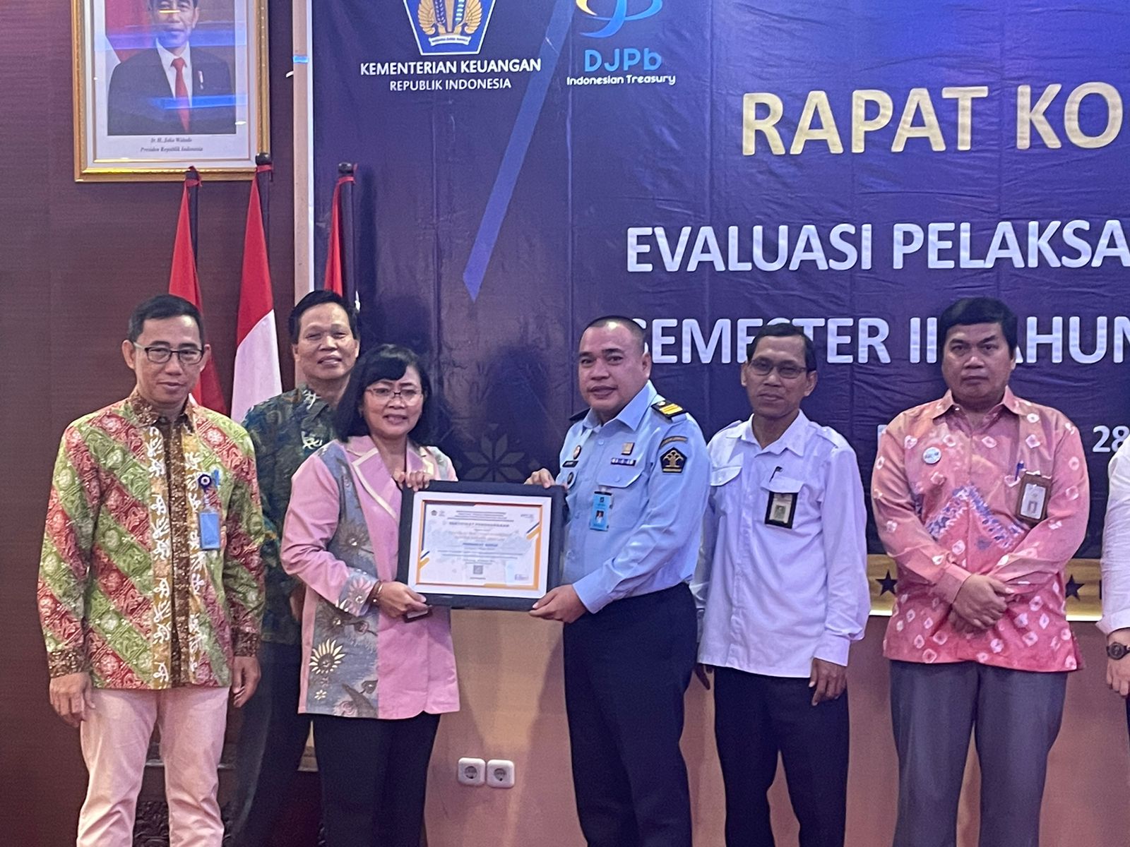 Kanwil Kemenkumham Sumsel Raih Penghargaan Terbaik ke-2 Penyelesaian LPJ dari KPPN Palembang
