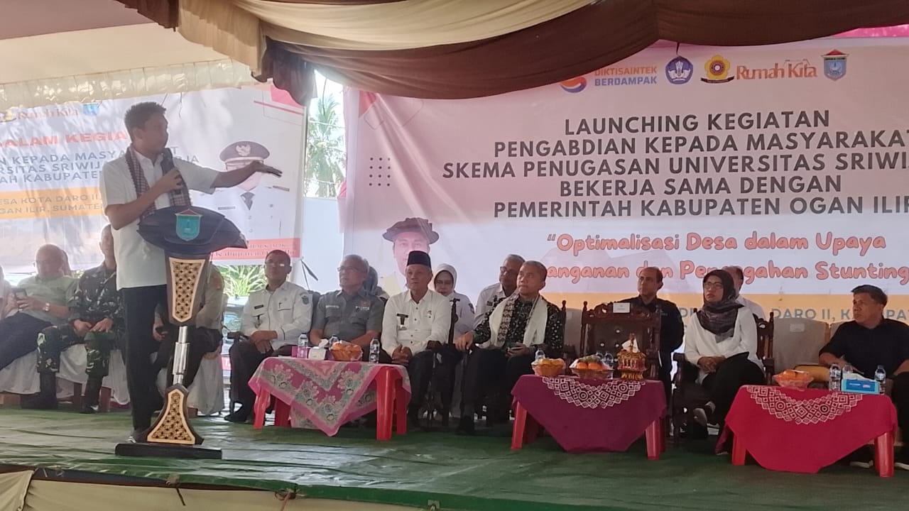 Unsri dan Pemkab Ogan Ilir Luncurkan Program Pengabdian Masyarakat, Ini Tujuanya