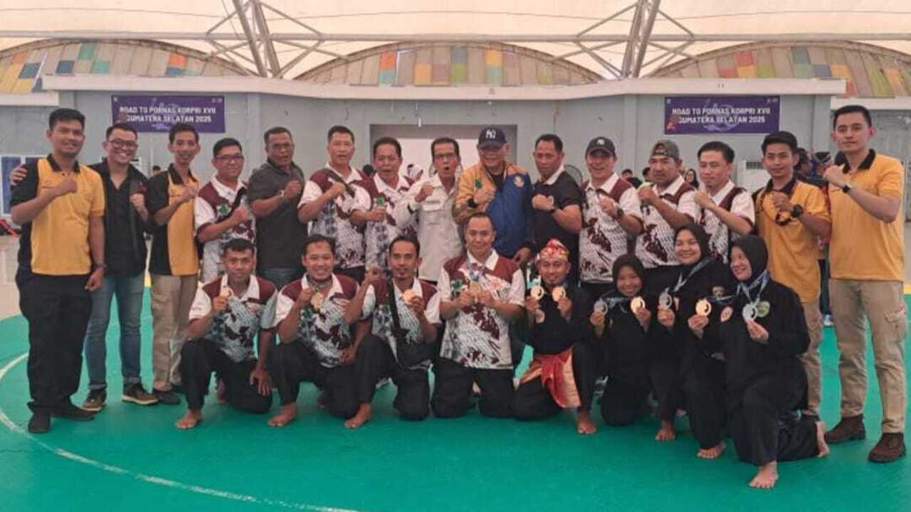 Tim Pencak Silat Muba Borong 4 Emas di Porprov Korpri Sumsel 2025