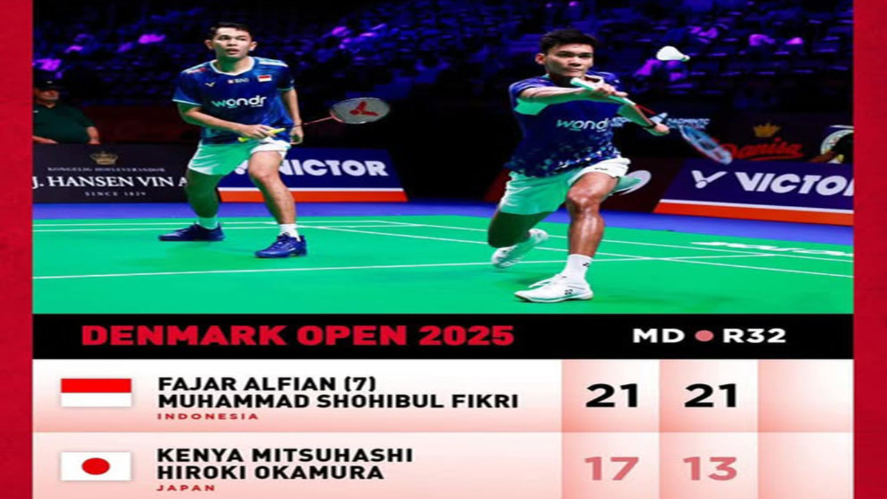 Hasil Denmark Open 2025: Putri Melaju, Alwi dan Gregoria Gugur
