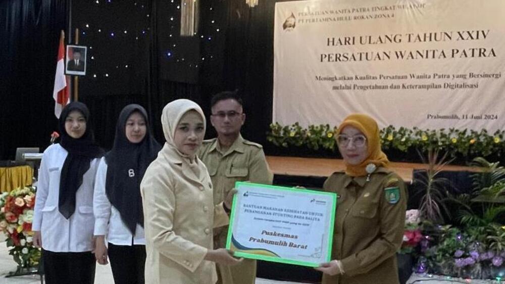 Komitmen Dukung Program Percepatan Penurunan Stunting, PEP Prabumulih Field Beri Bantuan 