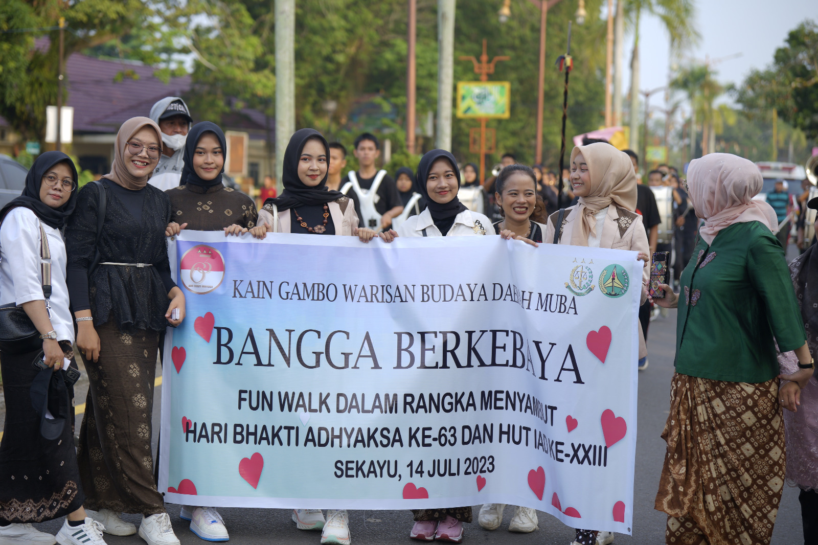 Ada yang Beda di Fun Walk HUT Adhyaksa Kejari Muba, Ternyata ini...