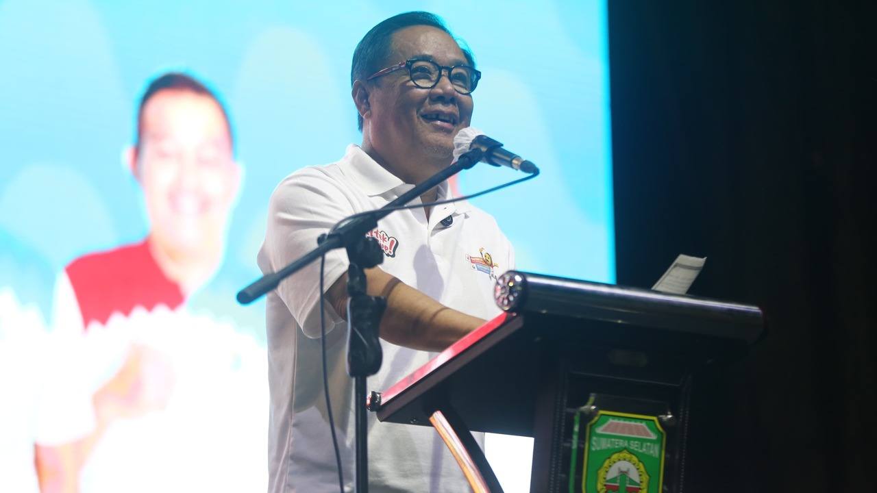 Festival Kitek Nia 2025 dan Launching Porprov, Wagub Cik Ujang: Kuliner dan Olahraga Satukan Masyarakat Sumsel