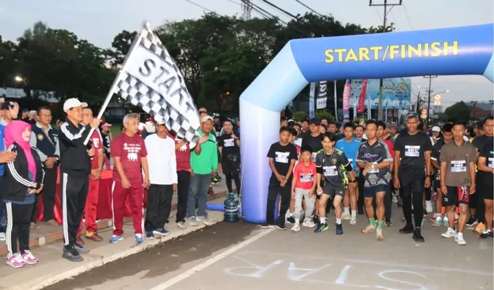 Spektakuler! 1000 Pelari Berpacu di Muara Enim Tourism Fun Run 5K