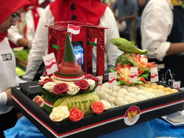 Semarakkan HUT Kemerdekaan RI ke-78, Aspek Gelar Lomba Tumpeng Pempek 