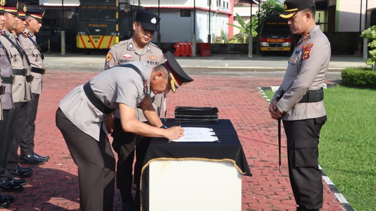 AKP Apriansyah SH Jabat Kapolsek Keluang