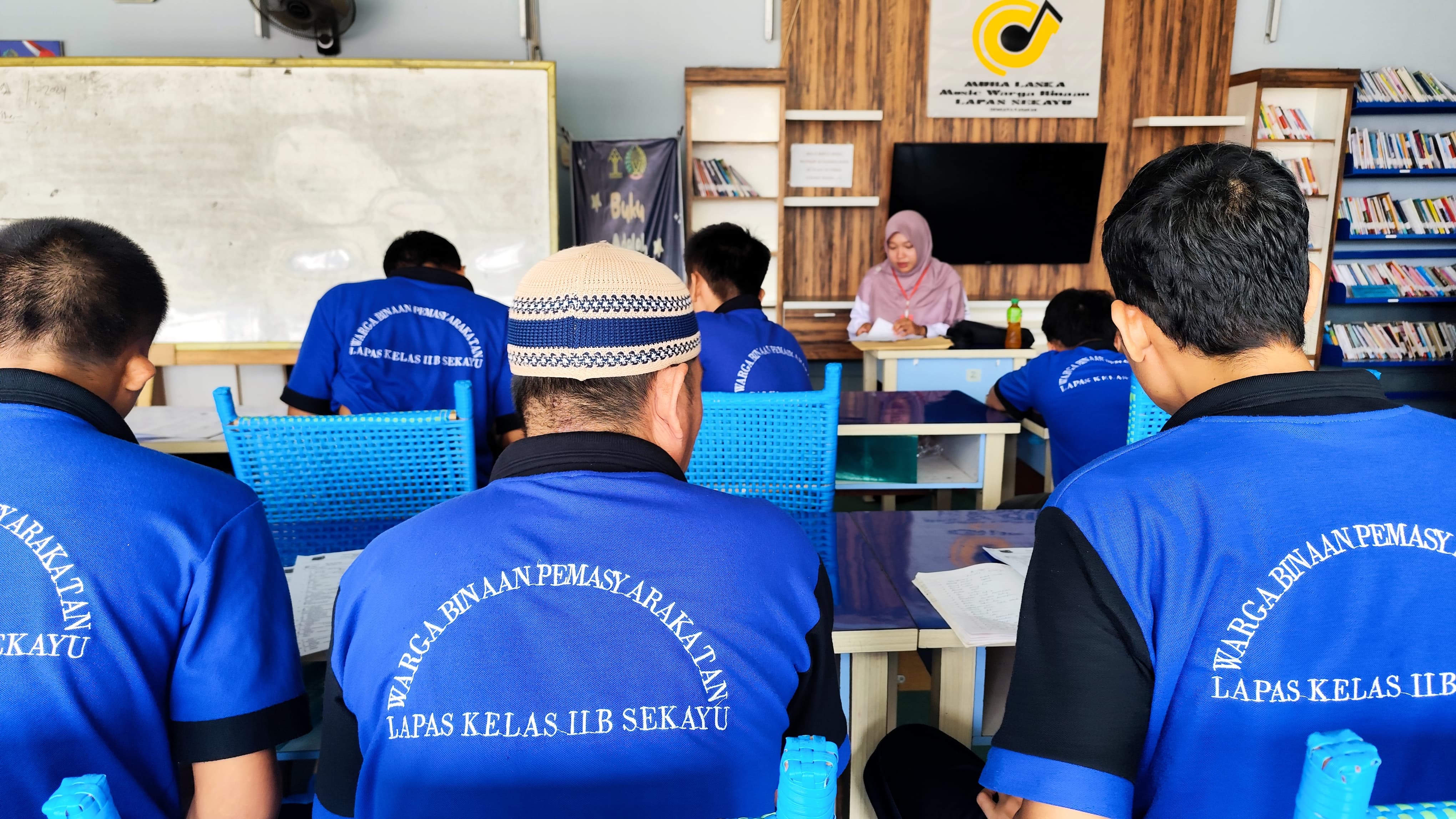 29 Warga Binaan Lapas Sekayu Ikuti Ujian Kenaikan Kelas Sekolah Kejar Paket