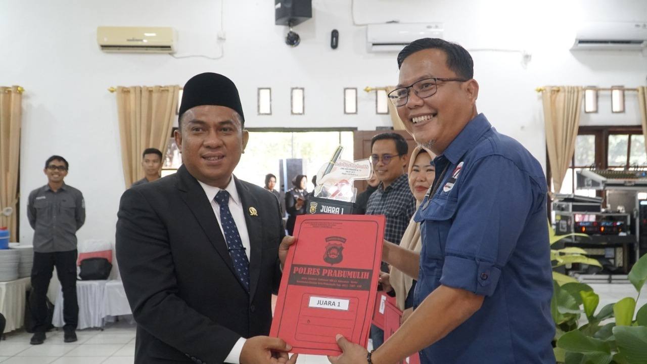 Wartawan Palembang Pos Raih Juara 1 Lomba Karya Jurnalistik HUT Bhayangkara ke-79 Polres Prabumulih