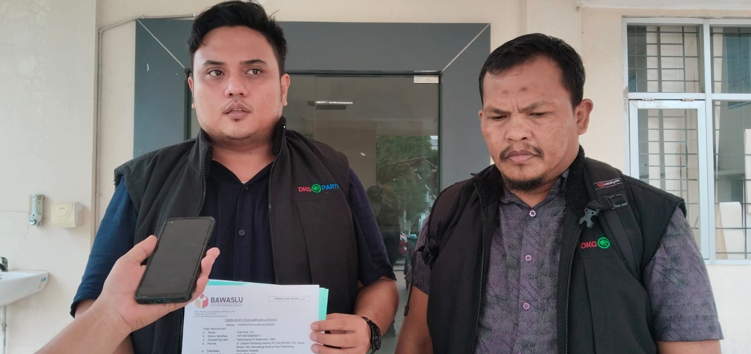 Tim Advokasi Paslon HDCU Laporkan Oknum Kades Ogan Ilir ke Bawaslu Sumsel atas Dugaan Pelanggaran Kampanye