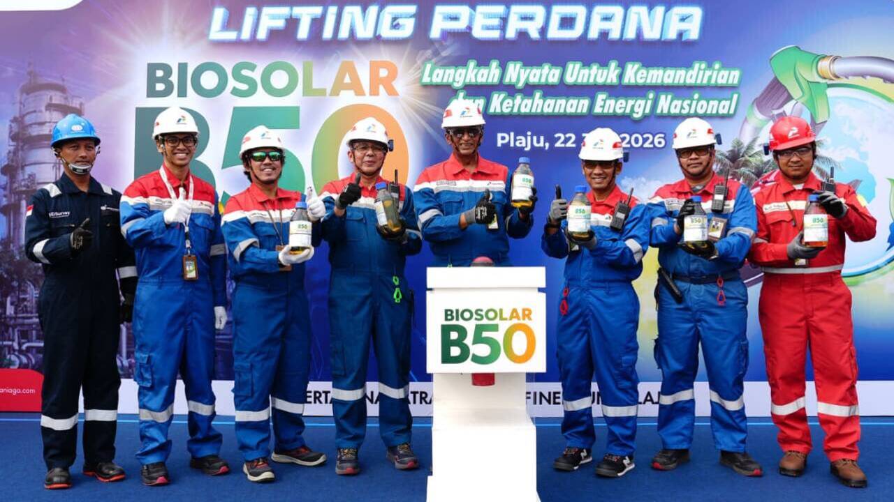 Dukung Era Baru Energi Nasional, Kilang Plaju Resmi Luncurkan Biosolar B50