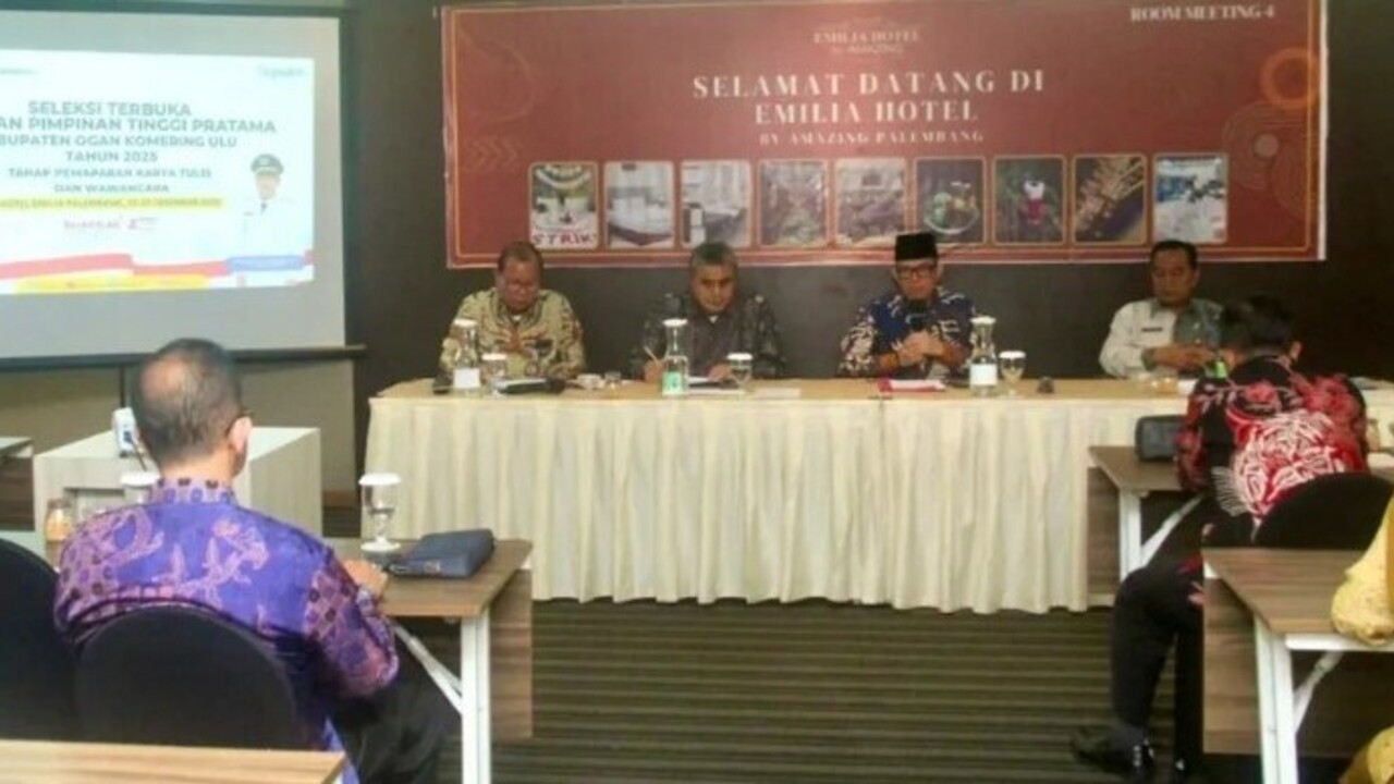 Resmi Buka Tahapan Tes Wawancara dan Karya Tulis Untuk Lelang Jabatan Kepala OPD