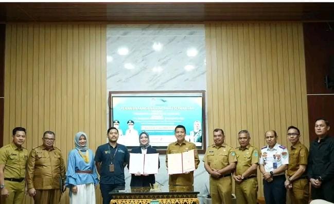 Pemkab Ogan Ilir dan Garuda Indonesia Teken Nota Kesepakatan Layanan Penerbangan