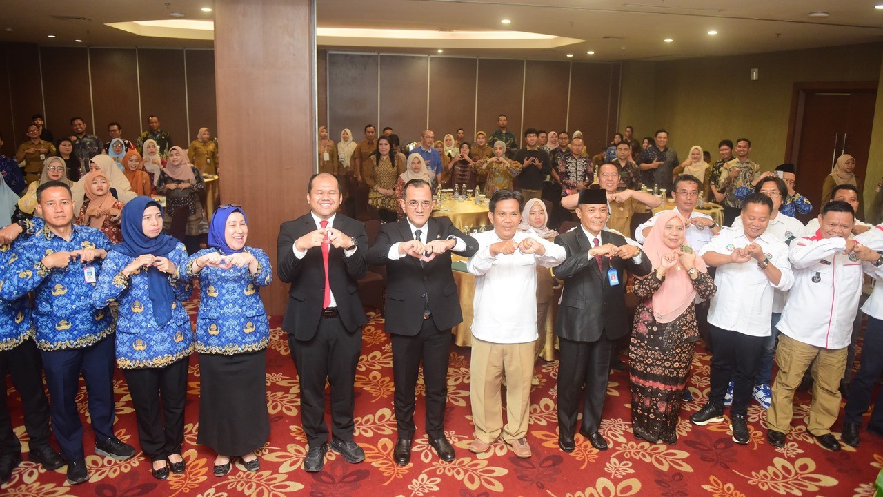 Sekda Sumsel Edward Candra. Buka Rakortekrenbang UPMD 2026, Dorong Percepatan Desa Mandiri