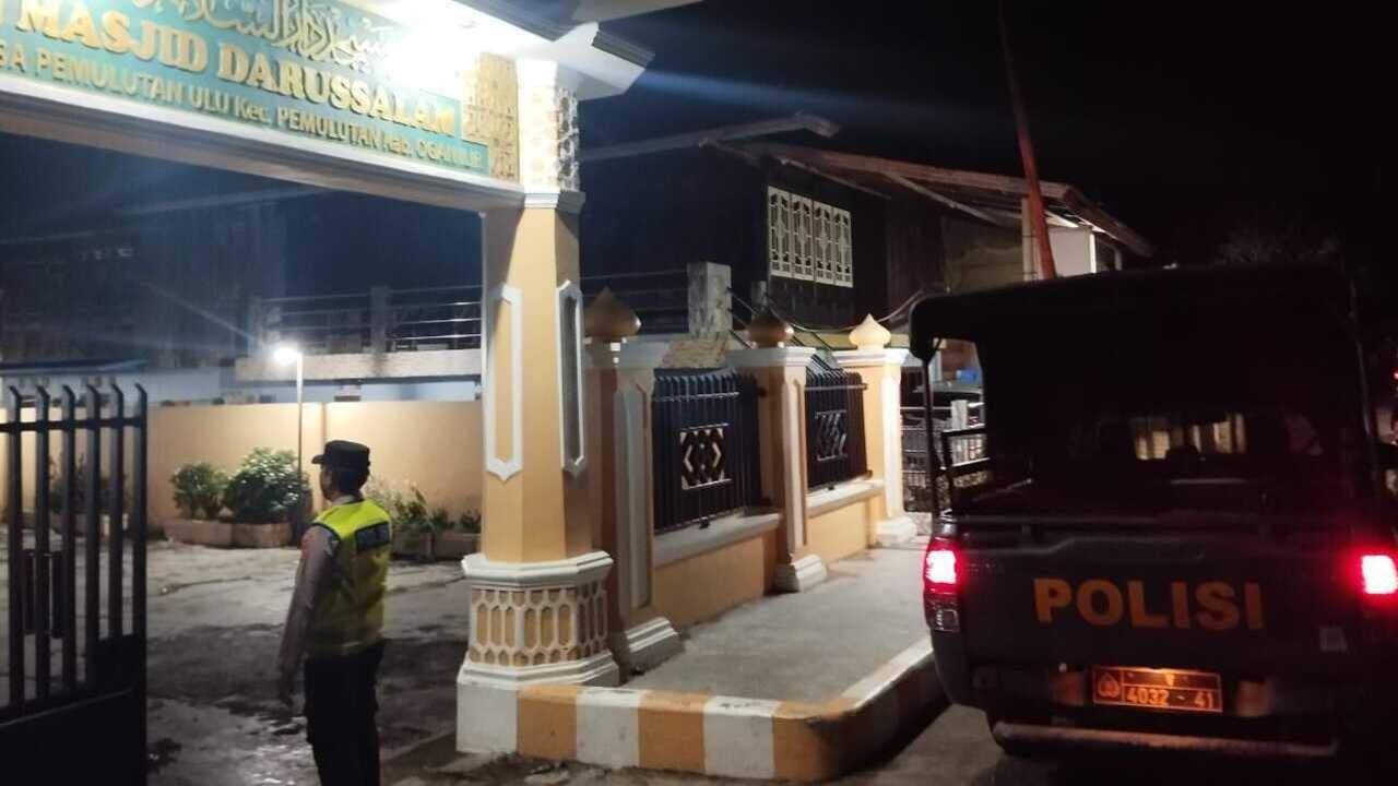 Sejumlah Masjid di Pemulutan Ogan Ilir Ini Diamankan Polisi saat Gelar Sholat Taraweh